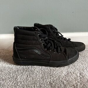 Vans Monochrome Black High Tops